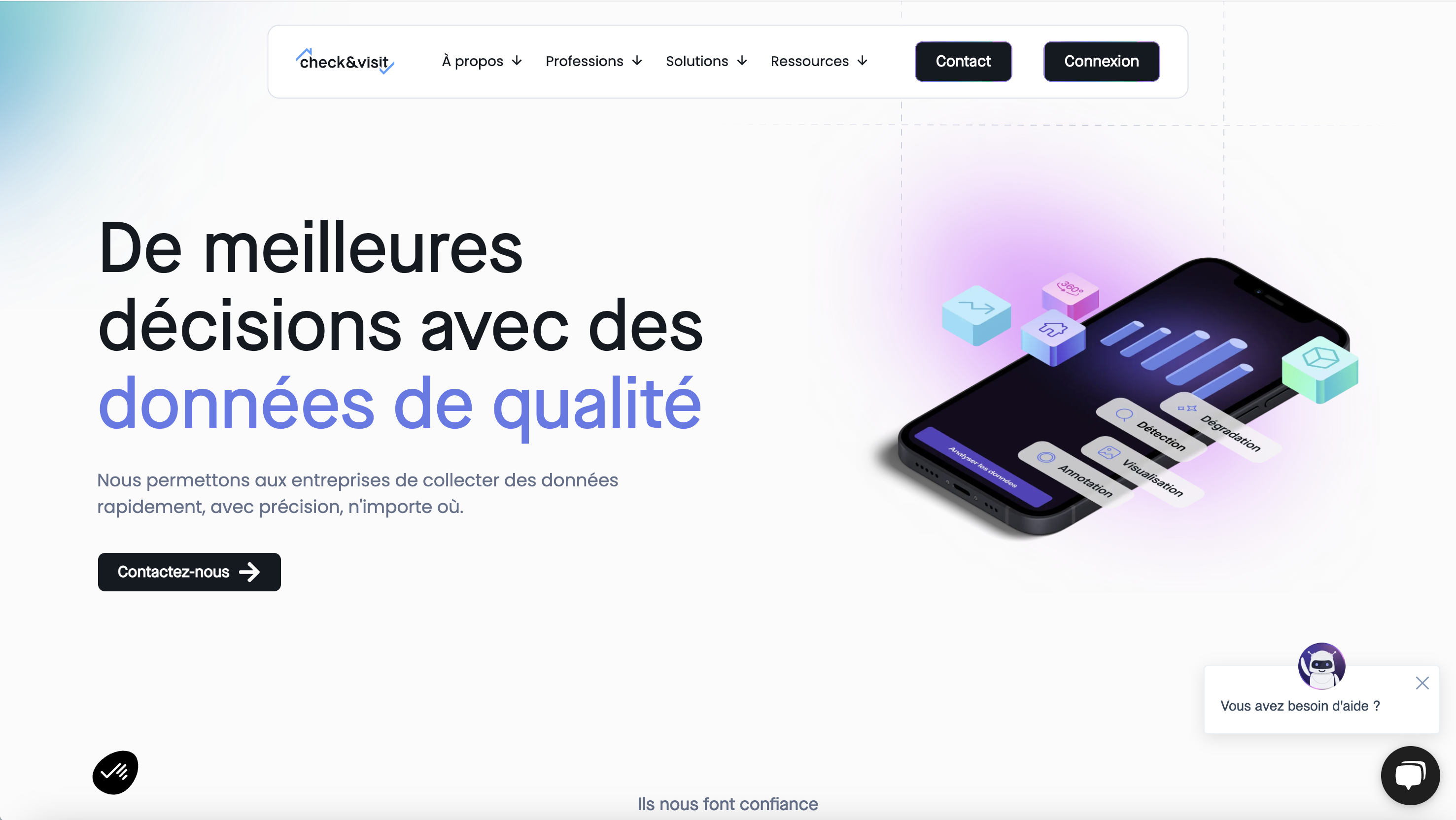 site web Check and visit