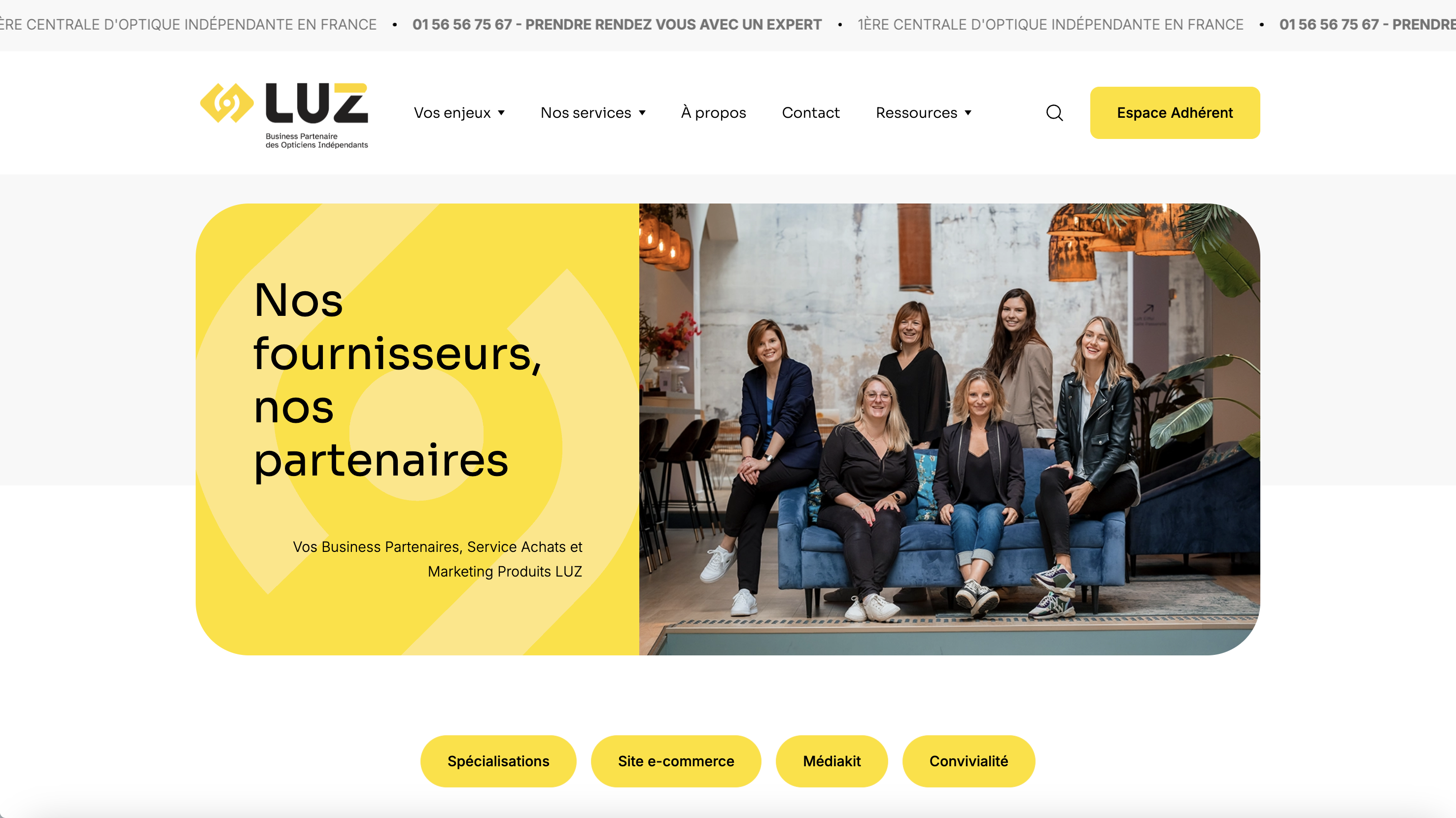 site web Luz