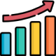 icone représentant un graphique en hausse